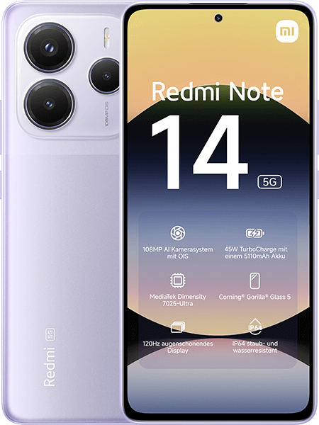 Xiaomi Redmi Note 14 5G Lavender Purple