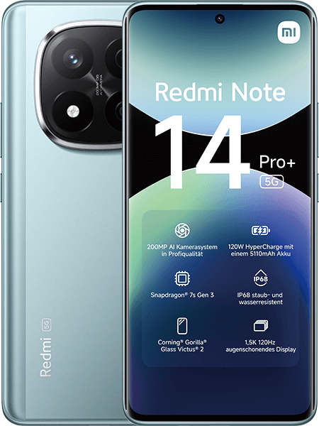 Xiaomi Redmi Note 14 Pro+ 5G Frost Blue